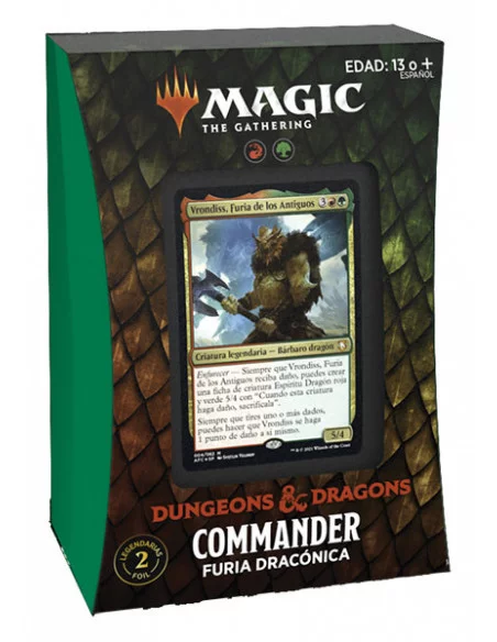 es::Magic: Mazo de Commander Furia Dracónica Aventuras en Forgotten Realms-0