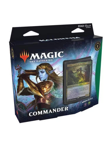 es::Magic the Gathering Kaldheim: Imperio élfico Mazo de Commander-0