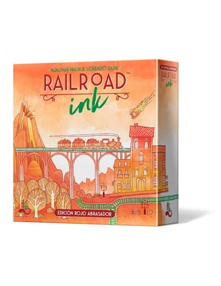 es::Railroad Ink: Edición rojo abrasador - Juego de tablero