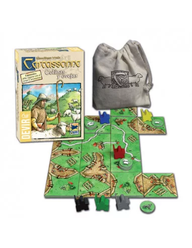 es::Carcassonne: Colinas y ovejas