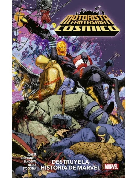 es::Motorista Fantasma Cósmico Destruye la Historia de Marvel Cómic 100% Marvel HC