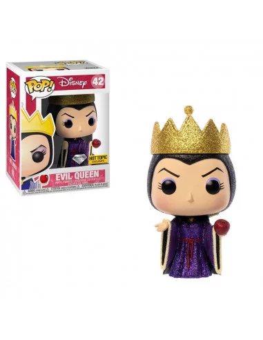es::Blancanieves y los Siete Enanitos POP! Vinyl Figura La Reina Diamond Glitter 9 cm-0