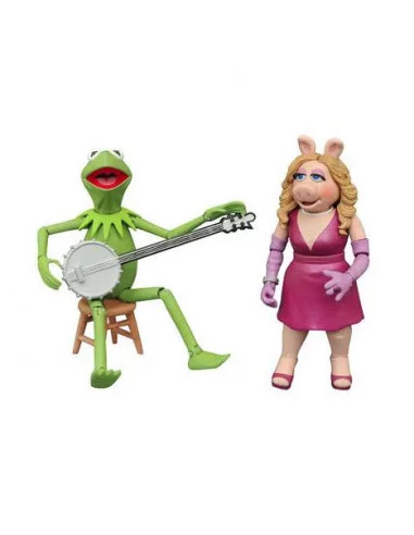 es::The Muppets Select Packs de 2 Figuras Kermit & Miss Piggy
