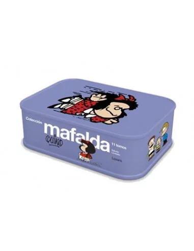es::Colección Mafalda: lata morada con 11 tomos Edición limitada