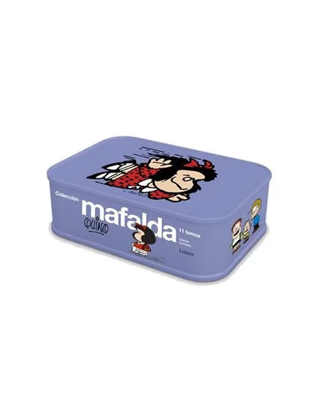 es::Colección Mafalda: lata morada con 11 tomos Edición limitada
