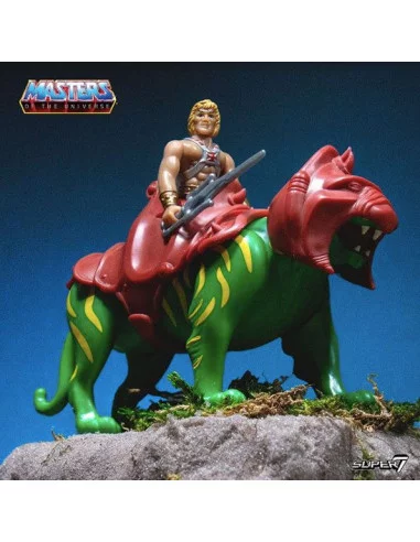 es::Masters of the Universe Pack de 2 Figuras ReAction He-Man & Battlecat 10 cm