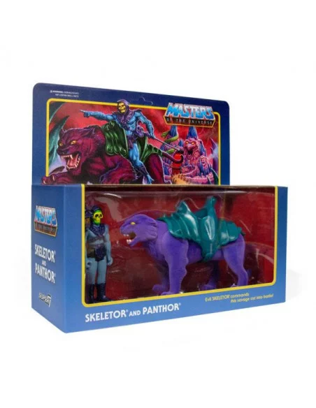 es::Masters of the Universe Pack de 2 Figuras ReAction Skeletor & Panthor 10 cm es::Masters of the Universe Pack de 2 Figuras ReAction Skeletor & Panthor 10 cm