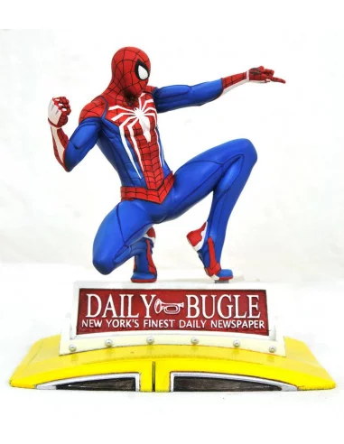 es::Marvel Gallery Diorama PS4 Spider-Man on Taxi 23 cm