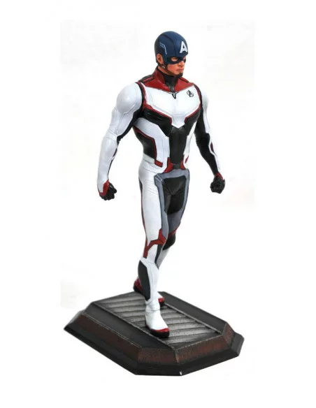 es::Vengadores Endgame Marvel Movie Gallery Estatua Team Suit Captain America Exclusive 23 cm es::Vengadores Endgame Marvel Movie Gallery Estatua Team Suit Captain America Exclusive 23 cm