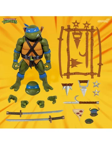 es::Tortugas Ninja Figura Ultimates Leonardo 18 cm