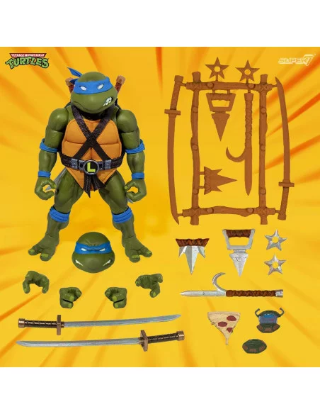 es::Tortugas Ninja Figura Ultimates Leonardo 18 cm