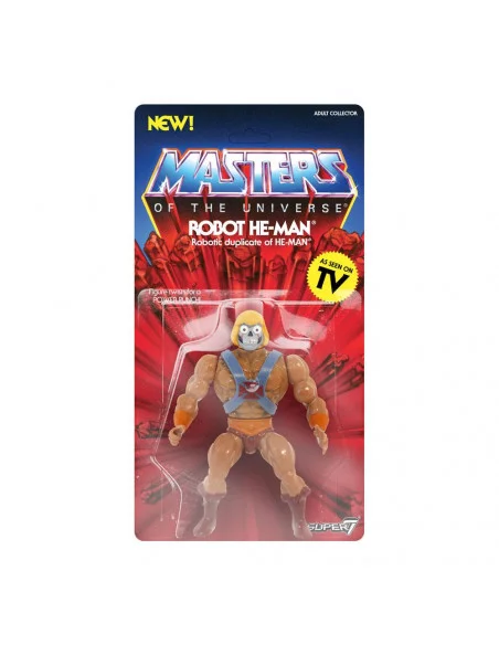 es::Masters of the Universe Figura Vintage Collection Robot He-Man 14 cm