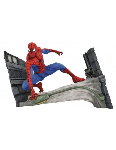 es::Marvel Comic Gallery Estatua Spider-Man Webbing 18 cm