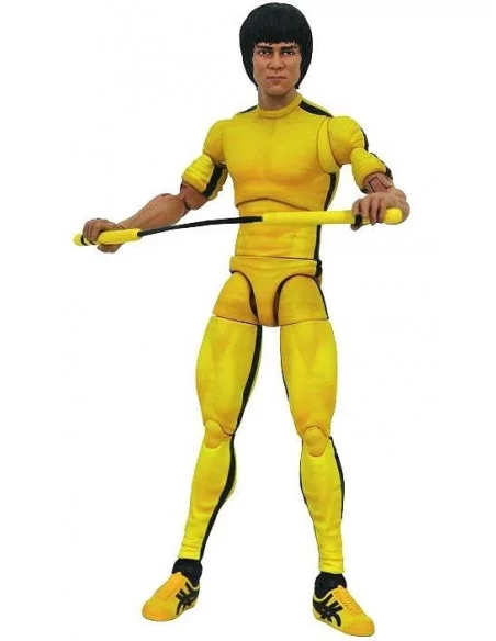 es::Game of Death Bruce Lee Select Figura Yellow Jumpsuit 18 cm es::Game of Death Bruce Lee Select Figura Yellow Jumpsuit 18 cm