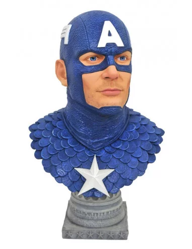 es::Marvel Comics Legends in 3D Busto 1/2 Captain America 25 cm