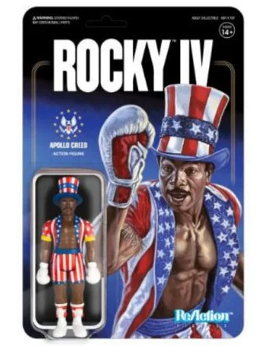 es::Rocky 4 Figura ReAction Apollo Creed 10 cm