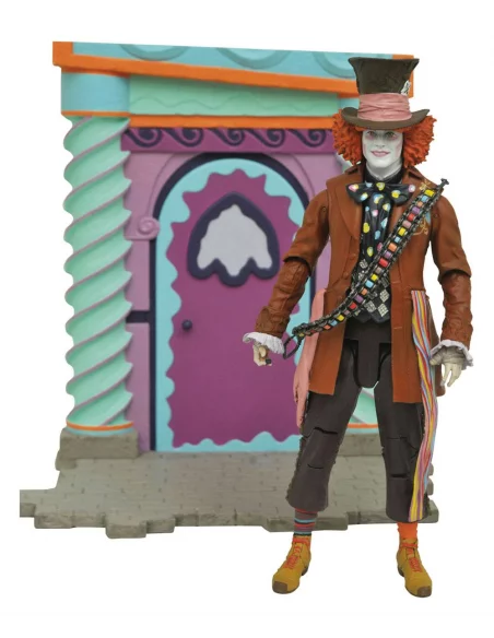 es::Alicia a través del Espejo Select Figura Mad Hatter Red Coat ver. Previews Exclusive 18 cm