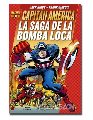 es::Capitan America: La saga de la bomba loca Cómic Marvel Gold