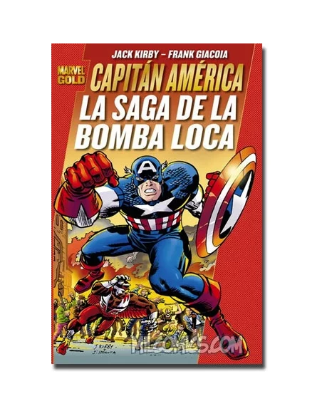 es::Capitan America: La saga de la bomba loca Cómic Marvel Gold