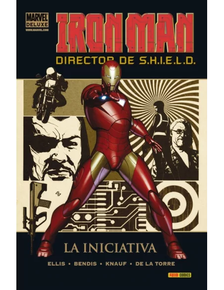 es::Iron Man. Director de SHIELD 01: La iniciativa - Cómic Marvel Deluxe