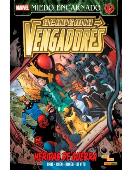 es::Academia Vengadores 04: Heridas de guerra - Miedo encarnado Cómic Héroes Marvel