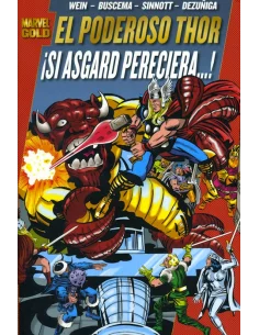 es::El poderoso Thor: Si Asgard pereciera Cómic Marvel Gold