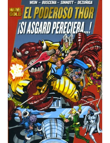 es::El poderoso Thor: Si Asgard pereciera Cómic Marvel Gold