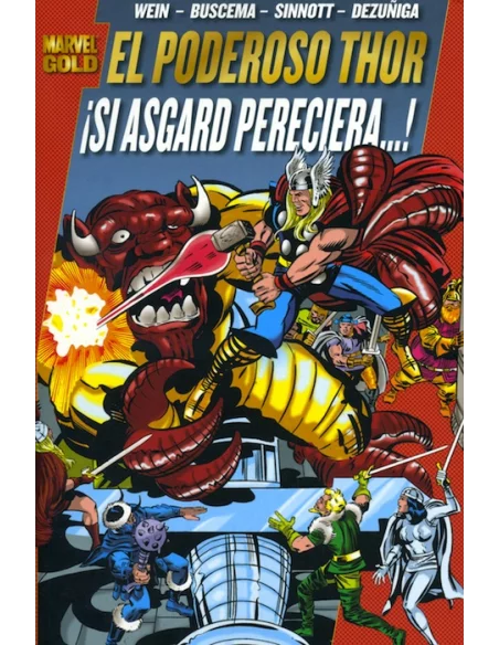 es::El poderoso Thor: Si Asgard pereciera Cómic Marvel Gold