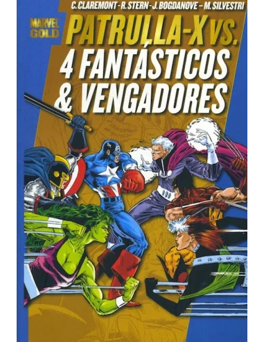 es::Patrulla-X vs 4 fantásticos & Vengadores Cómic Marvel Gold