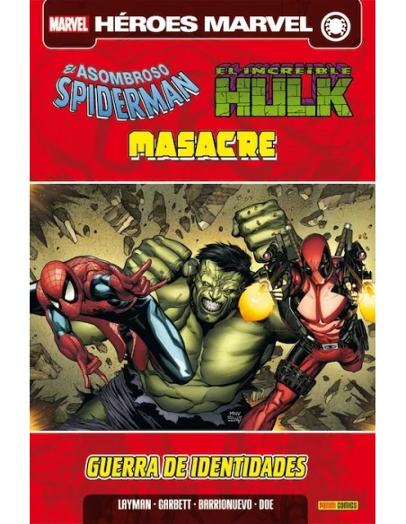 es::Spiderman, Hulk & Masacre: Guerra de identidades Cómic Héroes Marvel