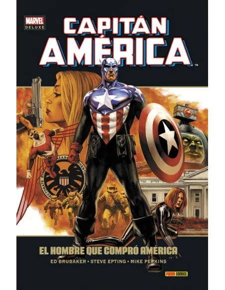 es::Capitán América 07: El hombre que compró América - Cómic Marvel Deluxe