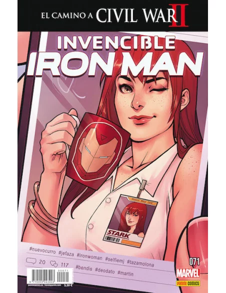 es::Invencible Iron Man 71. El camino a Civil War II