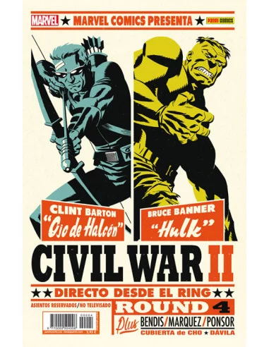 es::Civil War II 04 Portada alternativa Ojo de Halcón Hulk