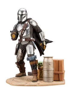 es::Star Wars The Mandalorian Estatua ARTFX 1/7 Mandalorian & The Child