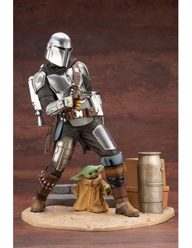es::Star Wars The Mandalorian Estatua ARTFX 1/7 Mandalorian & The Child