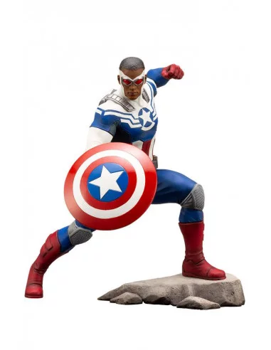 es::Marvel Universe Avengers Series Estatua PVC ARTFX+ 1/10 Captain America Sam Wilson 19 cm