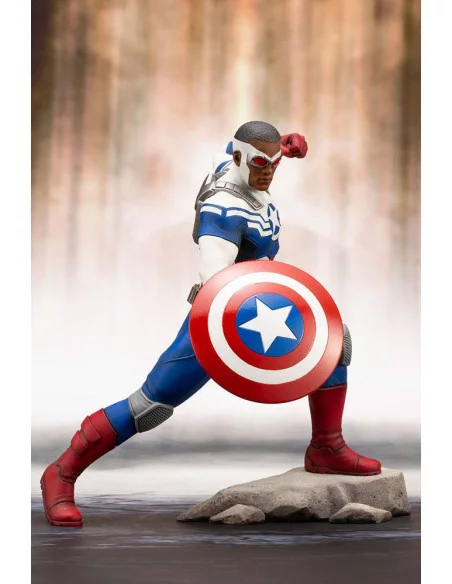 es::Marvel Universe Avengers Series Estatua PVC ARTFX+ 1/10 Captain America Sam Wilson 19 cm