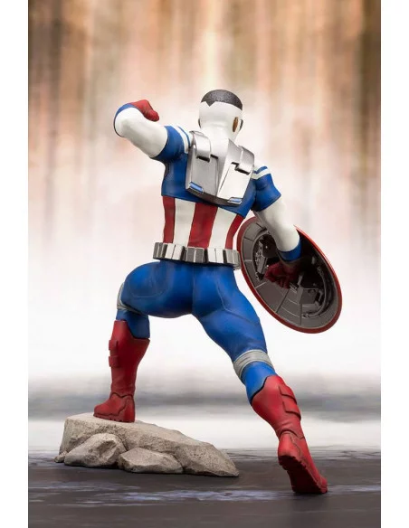 es::Marvel Universe Avengers Series Estatua PVC ARTFX+ 1/10 Captain America Sam Wilson 19 cm