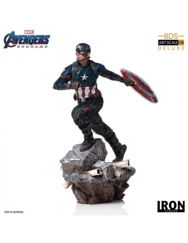 es::Vengadores: Endgame Estatua Deluxe BDS Art Scale 1/10 Captain America 21 cm