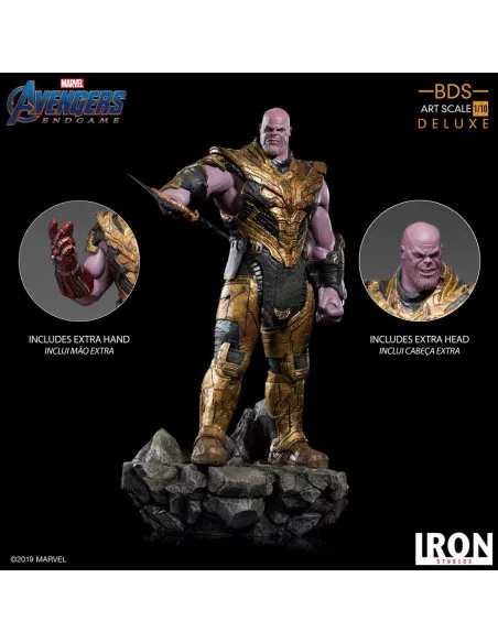 es::Vengadores: Endgame Estatua BDS Art Scale 1/10 Thanos Black Order Deluxe 29 cm