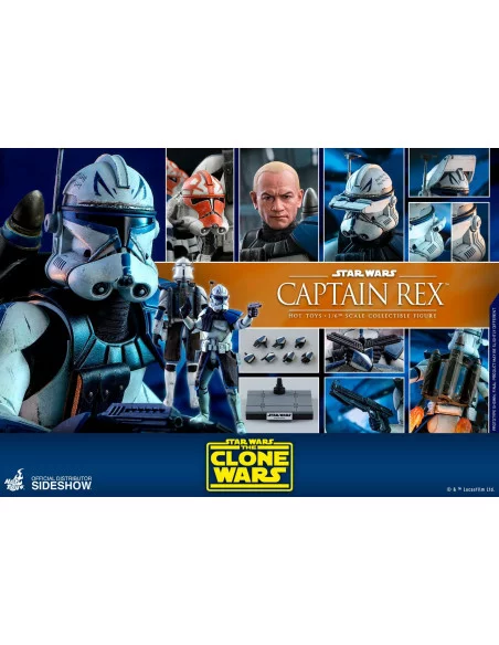 es::Star Wars The Clone Wars Figura 1/6 Captain Rex Hot toys 30 cm