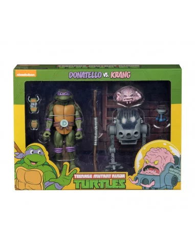 es::Tortugas Ninja Pack de 2 Figuras Donatello vs Krang in Bubble Walker 18 cm