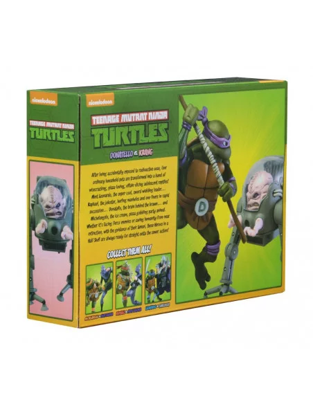 es::Tortugas Ninja Pack de 2 Figuras Donatello vs Krang in Bubble Walker 18 cm