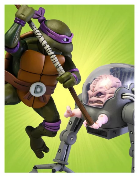 es::Tortugas Ninja Pack de 2 Figuras Donatello vs Krang in Bubble Walker 18 cm