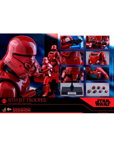 es::Star Wars Episode IX Figura 1/6 Sith Jet Trooper Hot Toys 31 cm