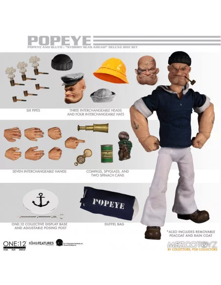 es::Popeye Figuras 1/12 Popeye & Bluto: Stormy Seas Ahead Deluxe Box Set
