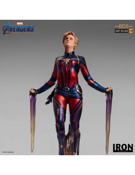 es::Vengadores: Endgame Estatua BDS Art Scale 1/10 Captain Marvel 26 cm