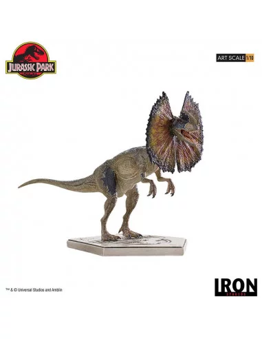 es::Jurassic Park Estatua 1/10 Art Scale Dilophosaurus 18 cm