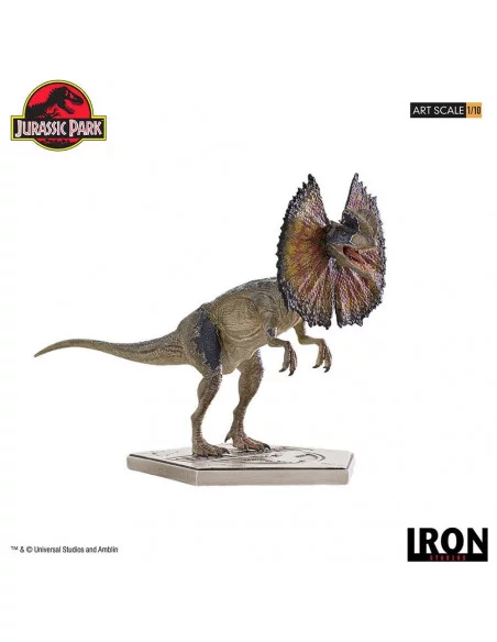 es::Jurassic Park Estatua 1/10 Art Scale Dilophosaurus 18 cm