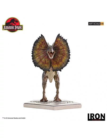 es::Jurassic Park Estatua 1/10 Art Scale Dilophosaurus 18 cm